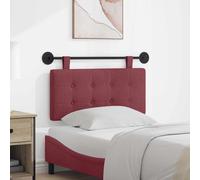 vidaXL Parte anteriore sospesa in tessuto, elegante testiera sospesa per camera da letto, moderna e salvaspazio, imbottita e montata a parete