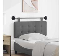 vidaXL Parte anteriore sospesa in tessuto, elegante testiera sospesa per camera da letto, moderna e salvaspazio, imbottita e montata a parete
