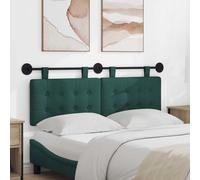 vidaXL Parte anteriore sospesa in tessuto, elegante testiera sospesa per camera da letto, moderna e salvaspazio, imbottita e montata a parete