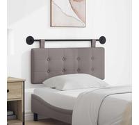 vidaXL Parte anteriore sospesa in tessuto, elegante testiera sospesa per camera da letto, moderna e salvaspazio, imbottita e montata a parete