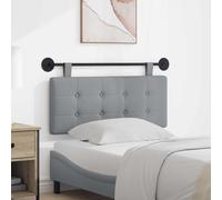 vidaXL Parte anteriore sospesa in tessuto, elegante testiera sospesa per camera da letto, moderna e salvaspazio, imbottita e montata a parete