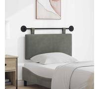 vidaXL Testiera sospesa in tessuto di velluto a coste, moderna testiera da letto, rettangolare, imbottita, morbida, salvaspazio, design minimalista