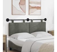 vidaXL Testiera sospesa in tessuto di velluto a coste, moderna testiera da letto, rettangolare, imbottita, morbida, salvaspazio, design minimalista