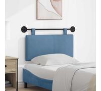 vidaXL Testiera sospesa Tessuto in Cords, Testiera moderna rettangolare da parete, imbottita, schienale regolabile, accessorio salvaspazio per letto