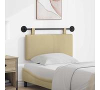 vidaXL Testiera sospesa in tessuto di velluto a coste, moderna testiera da letto, rettangolare, imbottita, morbida, salvaspazio, design minimalista