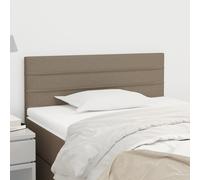 vidaXL Testiera Tortora 100x5x78/88 cm in Tessuto