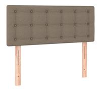 vidaXL Testiera Tortora 100x5x78/88 cm in Tessuto