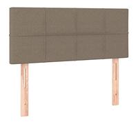 vidaXL Testiera Tortora 90x5x78/88 cm in Tessuto