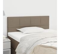vidaXL Testiera Tortora 90x5x78/88 cm in Tessuto