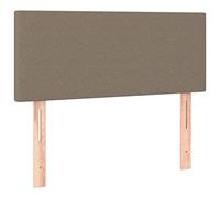 vidaXL Testiera Tortora 90x5x78/88 cm in Tessuto