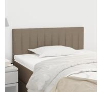 vidaXL Testiera Tortora 90x5x78/88 cm in Tessuto