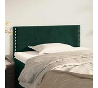 vidaXL Testiera Verde Scuro 100x5x78/88 cm in Velluto