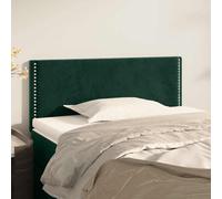 vidaXL Testiera Verde Scuro 80x5x78/88 cm in Velluto