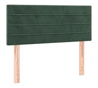 vidaXL Testiera Verde Scuro 90x5x78/88 cm in Velluto