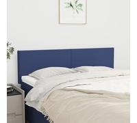 vidaXL Testiere 2 pz Blu 72x5x78/88 cm in Tessuto