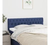 VidaXL Testiere 2 pz Blu 72x7x78/88 cm in Tessuto