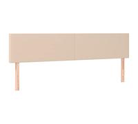 vidaXL Testiere 2 pz Cappuccino 100x5x78/88 cm in Similpelle