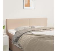 vidaXL Testiere 2 pz Cappuccino 72x5x78/88 cm in Similpelle