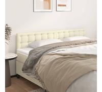 vidaXL Testiere 2 pz Crema 100x5x78/88 cm in Similpelle