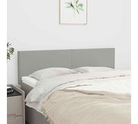 vidaXL Testiere 2 pz Grigio Chiaro 72x5x78/88 cm in Tessuto