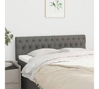 vidaXL Testiere 2 pz Grigio Scuro 72 x 7 x 78/88 cm in Tessuto