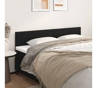 vidaXL Testiere 2 pz Nere 100x5x78/88 cm in Similpelle
