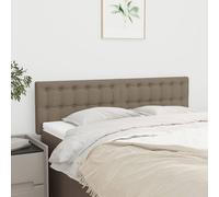 vidaXL Testiere 2 pz Tortora 72x5x78/88 cm in Tessuto