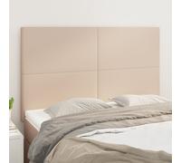 vidaXL Testiere 4 pz Cappuccino 72x5x78/88 cm in Similpelle