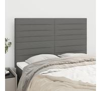 VidaXL Testiere 4 pz Grigio Scuro 72x5x78/88 cm in Tessuto