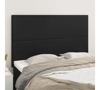 vidaXL Testiere 4 pz Nere 72x5x78/88 cm in Similpelle