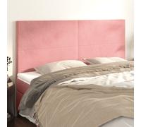 vidaXL Testiere 4 pz Rosa 100x5x78/88 cm in Velluto