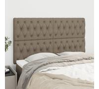 vidaXL Testiere 4 pz Tortora 72x7x78/88 cm in Tessuto