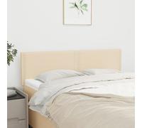 VidaXL Testiere 2 pz Crema 72x5x78/88 cm in Tessuto