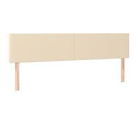 vidaXL Testiere Crema 160x5x78/88 cm in Tessuto