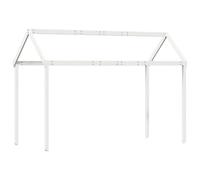 vidaXL Tetto Letto Bambini Bianco 217x95,5x159 cm Legno Massello Pino, tetto per letto, tettoia per letto bambini, baldacchino per letto bambini