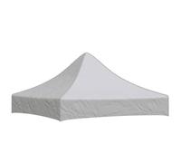 vidaXL Tetto per feste, resistente ai raggi UV, impermeabile, di ricambio, per tenda da giardino, gazebo, 2 x 2 m, bianco, 270 g/m²