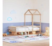 vidaXL Tetto per Letto Bambini 118x70x176,5 cm Legno Massello di Pino, tetto per letto, tettoia per letto bambini, baldacchino per letto bambini