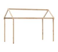 vidaXL Tetto per Letto Bambini 217x95,5x159 cm Legno Massello di Pino, tetto per letto, tettoia per letto bambini, baldacchino per letto bambini
