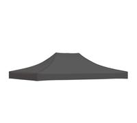 vidaXL Tetto per Tendone per Feste 2x2 m Giallo 270 g/m²
