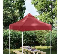 vidaXL Tetto per Tendone per Feste 2x2 m Rosso Borgogna 270 g/m²