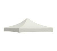 vidaXL Tetto per Tendone per Feste 3x3 m Crema