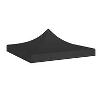 vidaXL Tetto per Tendone per Feste 3x3 m Nero 270 g/m²