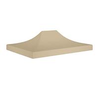 vidaXL Tetto per Tendone per Feste 4,5x3 m Beige 270 g/m²
