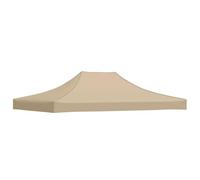 Tetto per tendone per feste 4,5x3 m beige 270 g/m²