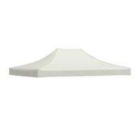 vidaXL Tetto per Tendone per Feste 4,5x3 m Crema 270 g/m²
