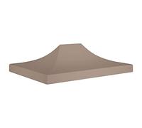 vidaXL Tetto per Tendone per Feste 4,5x3 m Grigio Talpa 270 g/m²