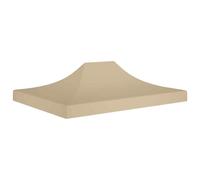 vidaXL Tetto per Tendone per Feste 4x3 m Beige 270 g/m²