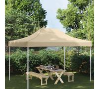 vidaXL Tetto per Tendone per Feste 4x3 m Beige 270 g/m²