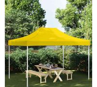 vidaXL Tetto per Tendone per Feste 4x3 m Giallo 270 g/m²