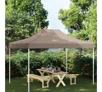 vidaXL Tetto per Tendone per Feste 4x3 m Grigio Talpa 270 g/m²